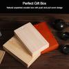 Jewelry Case Card Keeper Unfinished Storage Box Wooden Box Beads Container Jewelry Organizer Case