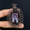 Kunzite Pendant Gemstone Jewelry, 999 Copper Wire Wrapped Pendant, Gift For Women Handmade Pendant