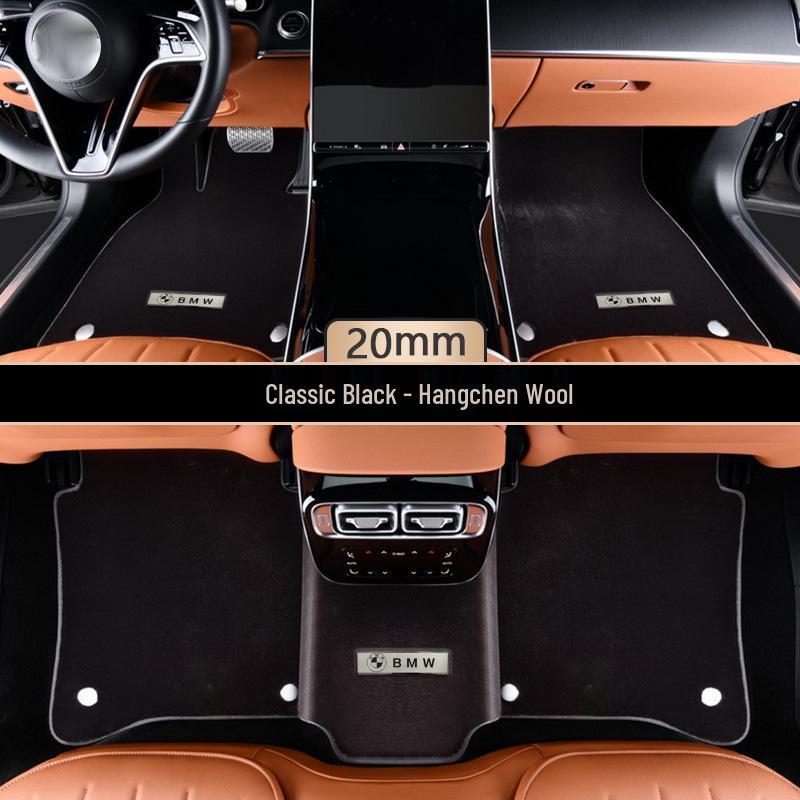 Luxury Pure Wool Floor Mats for 2023 BMW 7 Series G70/i7 (735li/740li/730li)