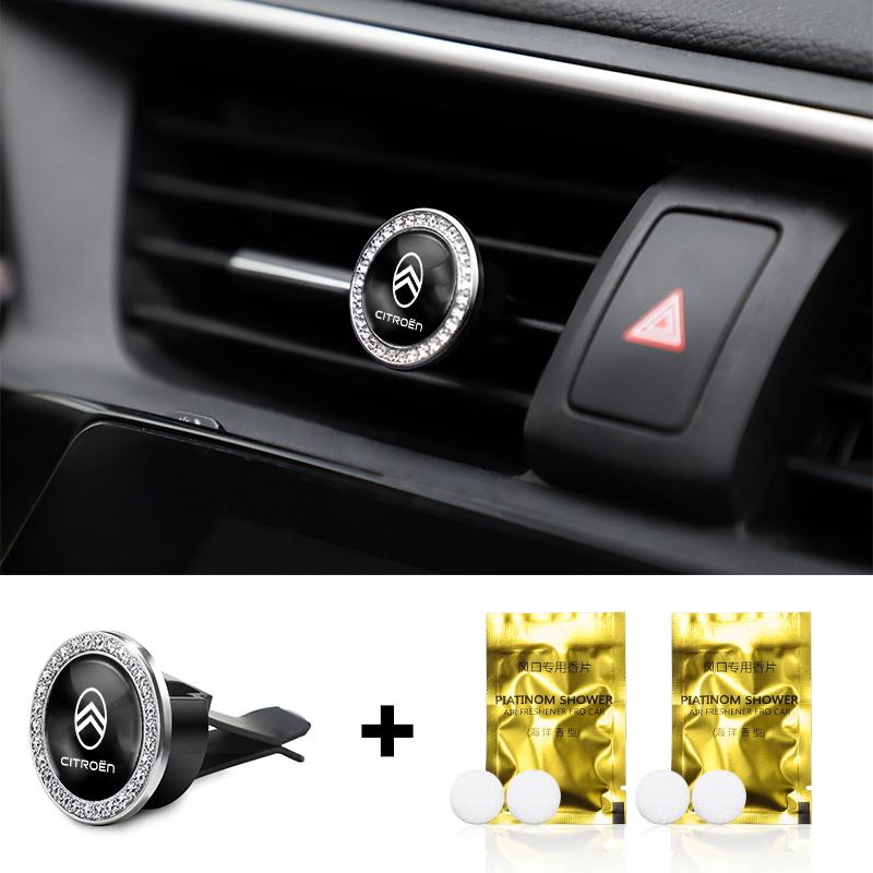 Car Freshener Solid Perfume Air Conditioner Vent Mount Clip For Citroen C2 2CV VTS DS5 RD3 Cross Xsara Grand Picasso Cactus Saxo ajy256