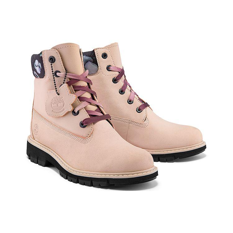 Timberland 6 Inch Outdoor Casual Waterproof Leather Short Martin Boots Women Boots Light-Pink A2HXBW