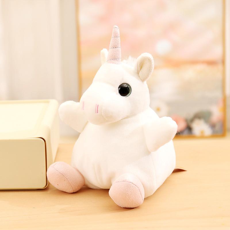 Animal Toy Panda Bag Pendant Unicorn Pony Plush Doll Elephant Key Chain Gifts