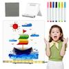 LED Note Board with Colors Light-up Acrylic Message Board Illuminated Dry Erase Writing Drawing Board for Kids And Adults