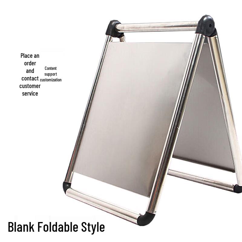 Haistick Folding Stainless Steel A-Frame 'No Parking' Sign