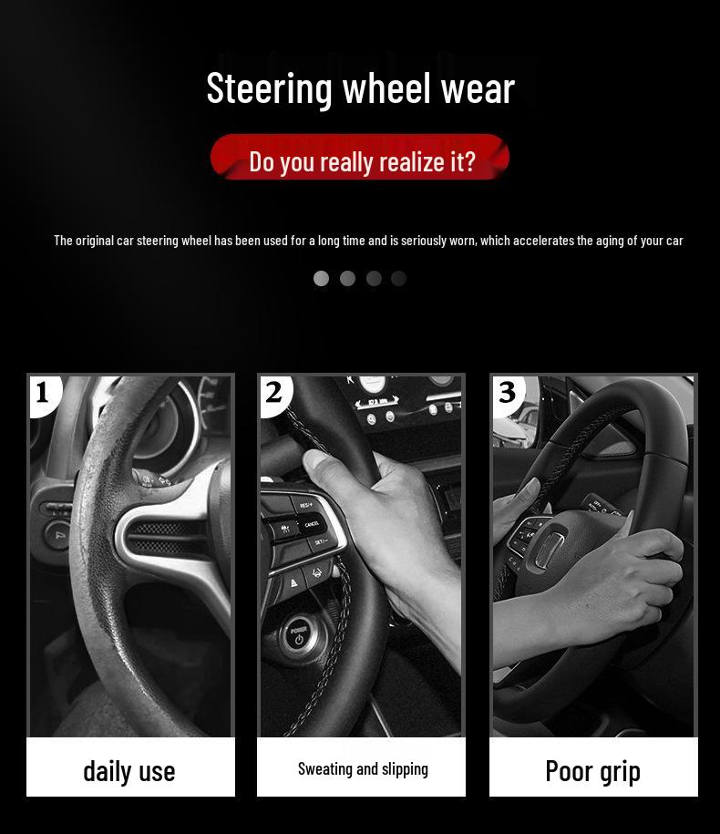 BMW X3 Steering Wheel Cover 2008-2025, Ultra-Thin Carbon Fiber Suede for All Drivers