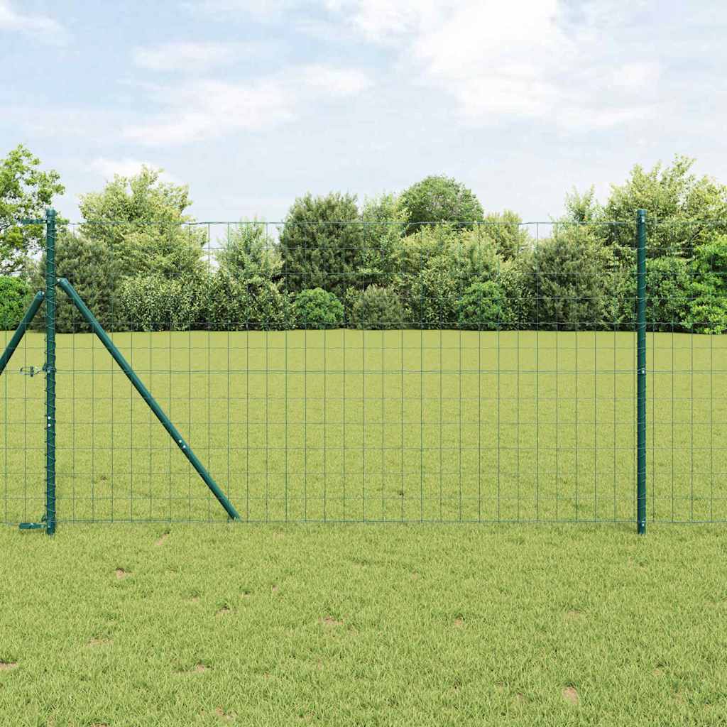 Euro Fence Green 1 x 10 m PVC Coated Iron