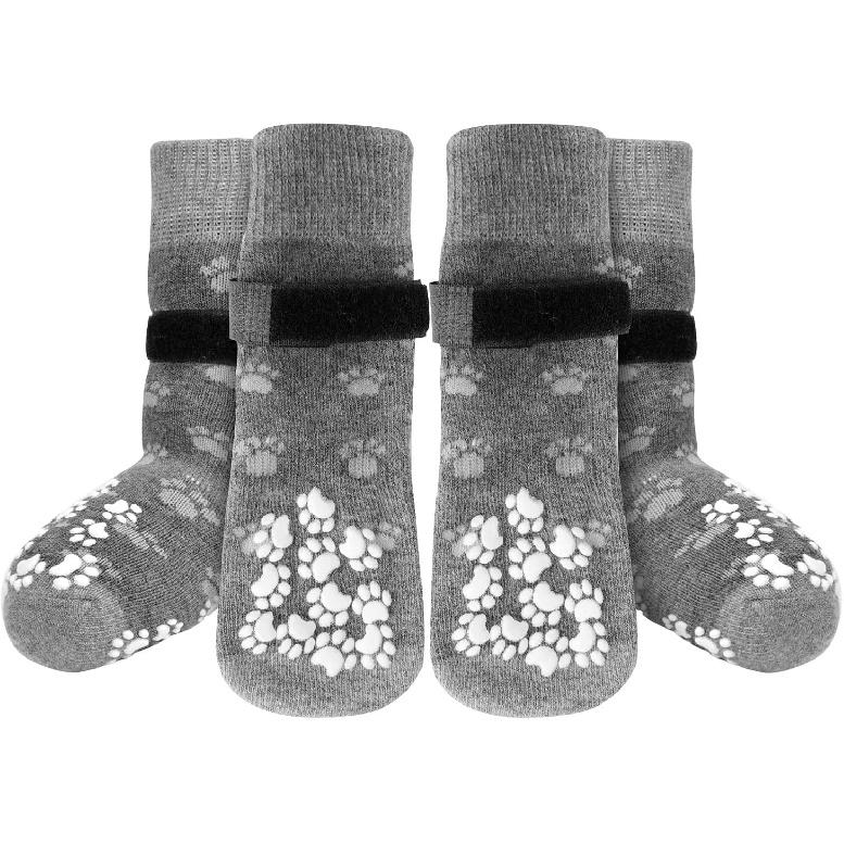 Anti-Slip Dog Socks Prevent Licking Paws,Dog Socks with Grippers for Senior Dogs Walk on Hardwood Floor,Dog Grippers with Strong Traction,Dog