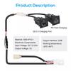 Для VW Golf 6 MK6 Jetta 5 MK5 Scirocco 2006 - 2012 Автомобильное USB-зарядное устройство PD Быстрая зарядка QC3.0 Автоматический адаптер для зарядки телефона Кнопка