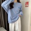 Весна осень Толстовки с капюшоном буквы Oversize Толстовка женская корейская повседневная Длинный рукав вафельная y2k Топы Harajuku Пуловеры Уличная одежда