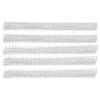 100Pcs Double Loop Wire Binding Spine 60 Sheet Capacity 3:1 Pitch 34 Loop 9.5mm Diameter Set Kit
