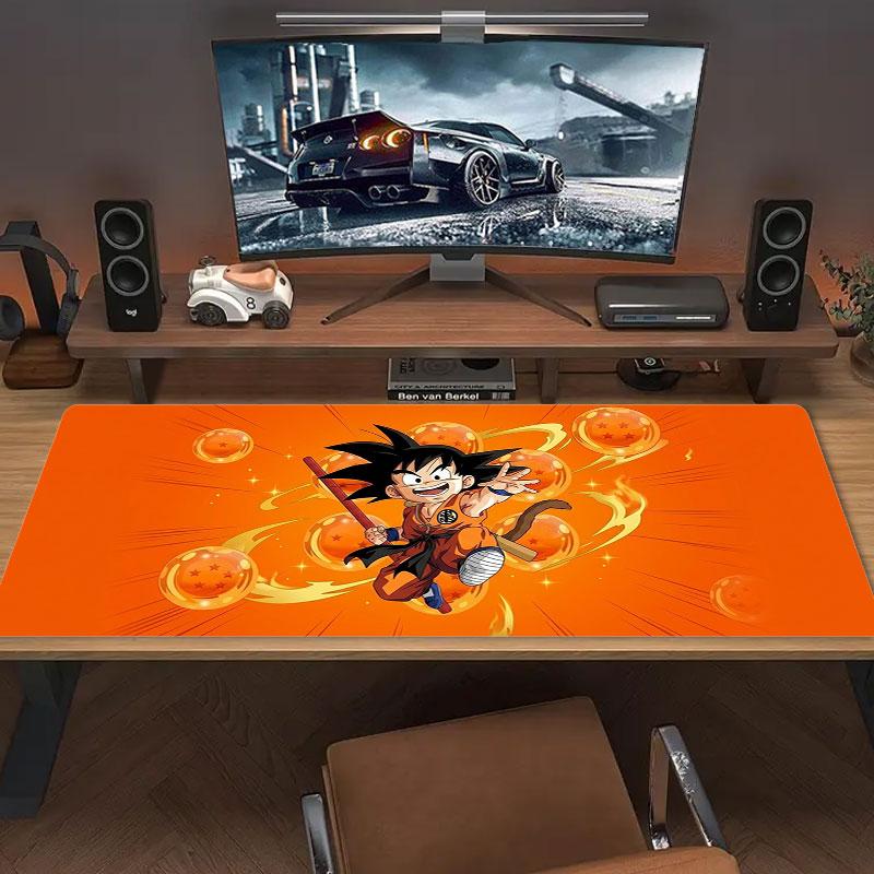 Dragon Ball Adventure Large Size Mouse Pad Large Gaming Table Cushion Nonslip Laptop Tablet Big Mousepad Xxl Mat Mini Pc Playmat With Lock Edge
