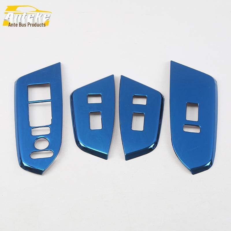 Decorative Glass Lift Frame for 17 CRV Door Armrest with Bright Button