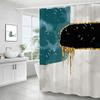 Nordic Abstract Art Shower Curtain Simple Geometry Bath Bathtub Curtain Waterproof Polyester Bathroom Curtain Accessories Decor