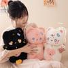 PP Хлопок Милые Плюшевые Игрушки Кошки Привлекают Богатство Плюшевая Кукла Черная Кошка Дети Девочка