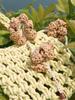 MISU A BARBE FLOWERS GATHERinG CHARM BIG BEIGE