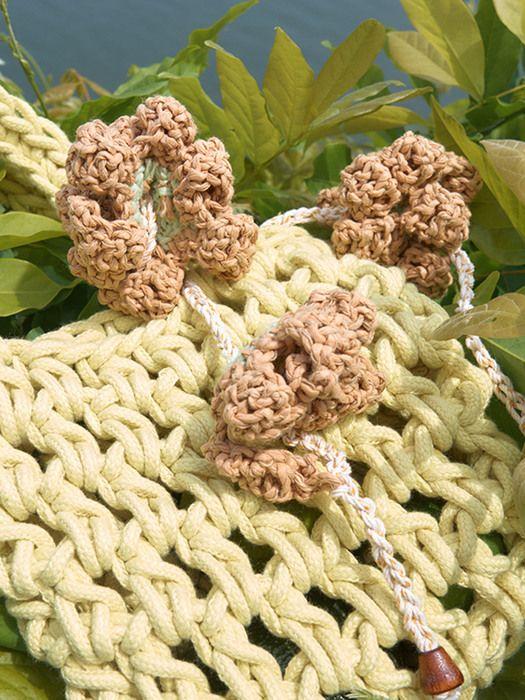 MISU A BARBE FLOWERS GATHERinG CHARM BIG BEIGE
