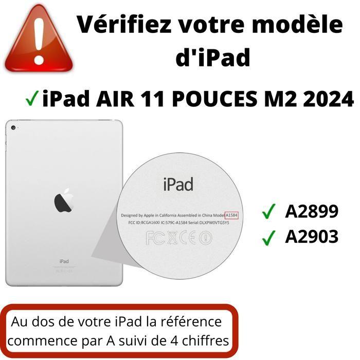 Film Protection écran pour iPad Air 2024 11 pouces M2 [Pack 2] Verre Trempé Resistant Vitre Phonillico
