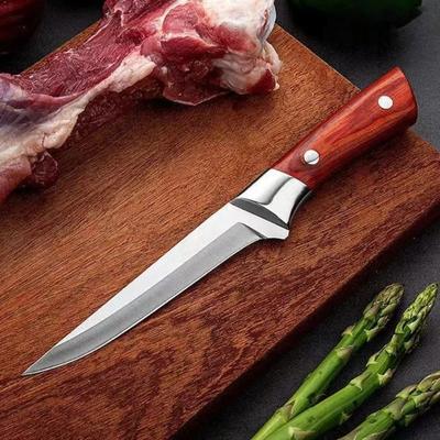 Нож для разделки мяса, выкованный вручную, мясницкий нож, профессиональный тесак, нож для нарезки мяса, бытовой нож для разделки мяса