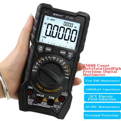 ZOYI 25000 Count ZT-225 Высокоточный автоматический интеллектуальный мультиметр, универсальный измеритель