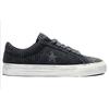 Converse One Star Pro Удобные и универсальные нескользящие, износостойкие, легкие низкие кеды для скейтбординга для мужчин и женщин в черном цвете