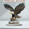 Classic Eagle 2D Flat Acrylic Stand Table Decoration,Home,Office,Cafe,room,Studio,Desktop Ornament Sign Kit Gift