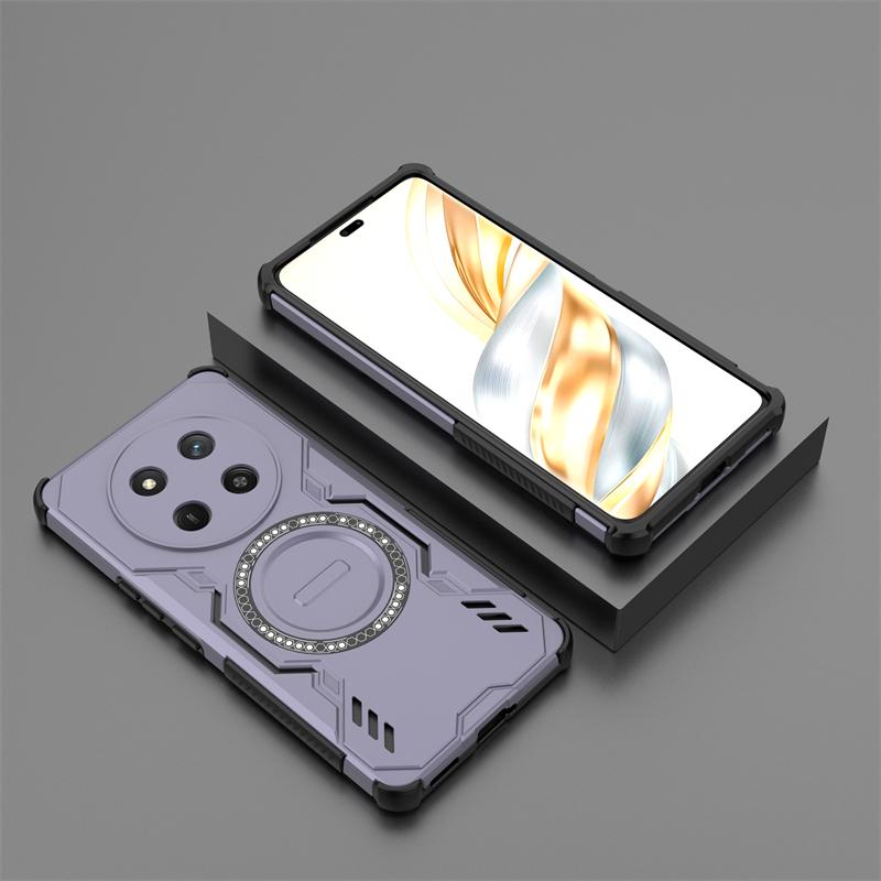Чехол Armor Case For Honor Magic 7 Lite Магнитный адсорбционный чехол для беспроводной зарядки Honor Magic7 6 Lite Чехол For Honor Magic 7 Lite Чехол