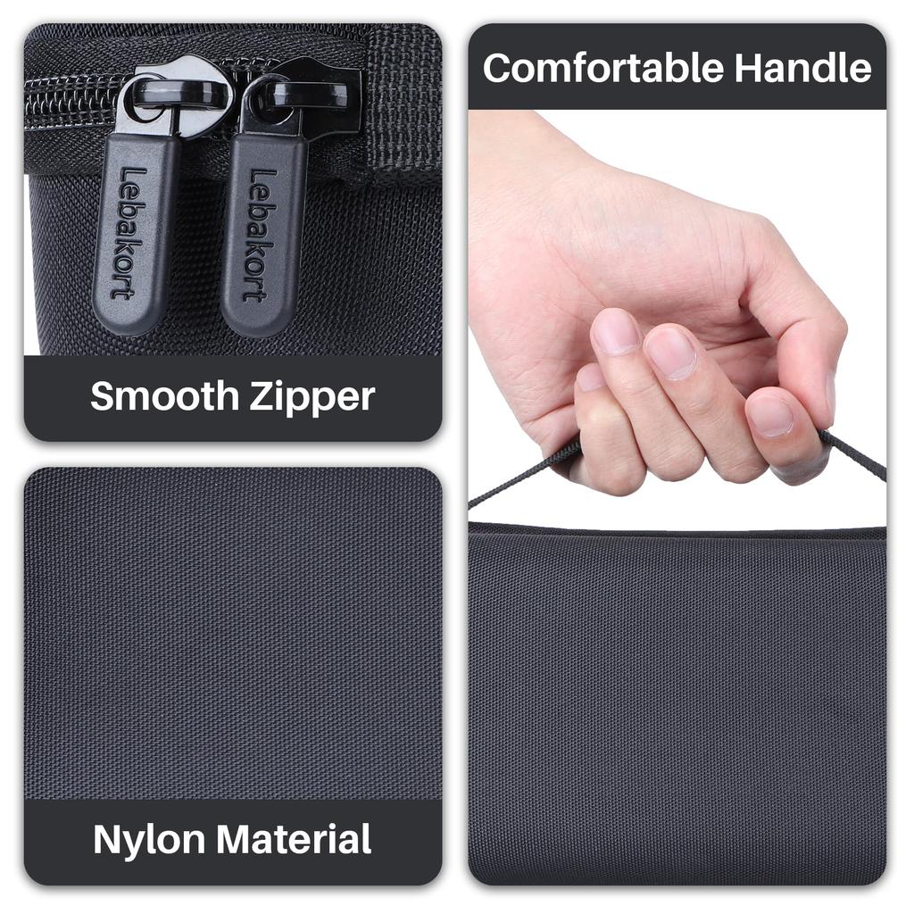 Lebakort Storage Case Compatible with Zoom H6 Essential and H5 Studio Handy Recorders