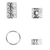 80pcs Metal Cuff Clips Hollow Out Hair Ring Dread Locks Hair Braid Tubes Dreadlocks Beads  Decor