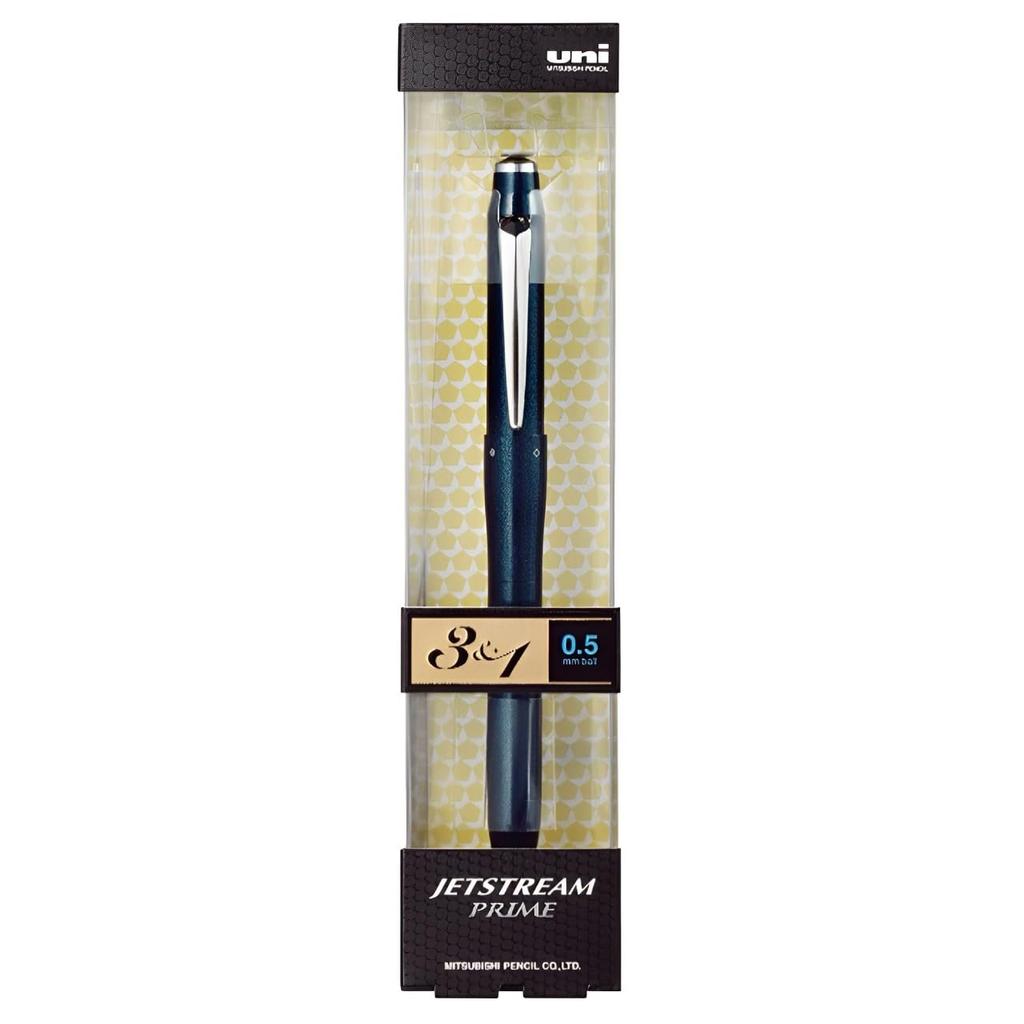 Ручка-карандаш Mitsubishi Jet Stream Prime Dark Navy Easy to Write Multi-Function 3&1 0.5 MSXE4500005D.9