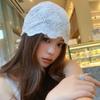 Hollow Out Embroidered Lace Hat Breathable Skullcap Sweet Beanies Hat  Apparel Accessories
