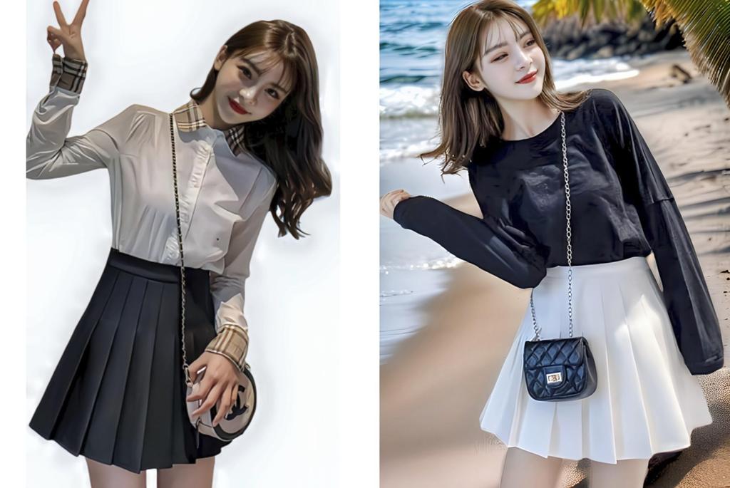 Месяцы гарантии с Milipari Юбка Униформа M Школьная форма для девочек старшей школы Школьная юбка Высокая талия Disney Nogizaka Стиль Косплей [2 балла]