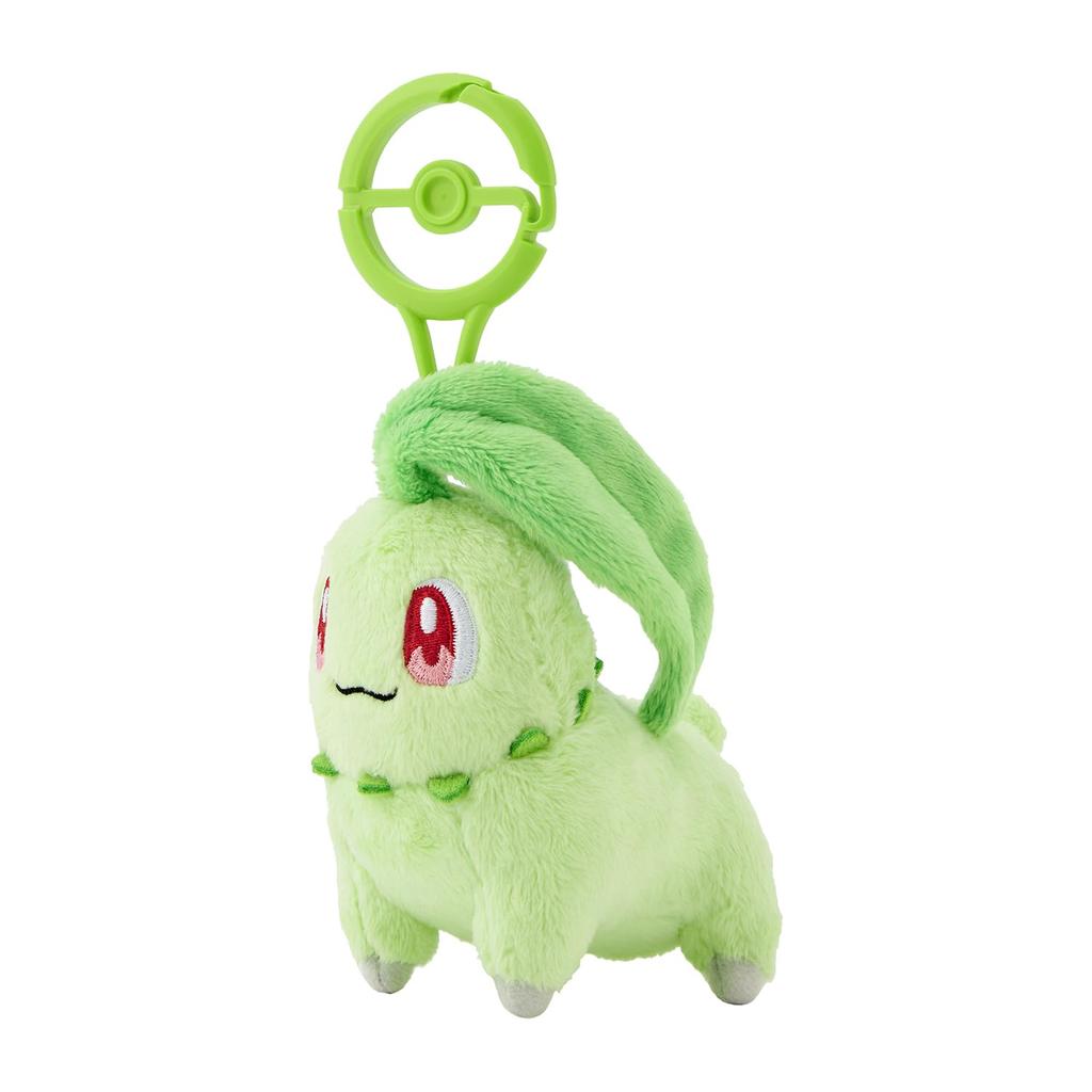 Pokemon Center Original Chikorita Mascot with Carabiner