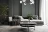 Asturia Black Ceiling Lamp 6-Flat White Lampshade E27