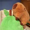 ***35cm *Hut Plush Capibala Doll Soft Animal Avocado Mouse Plush Toys Avocado Doll Children's and Girls' Gift Capybara Pillow
