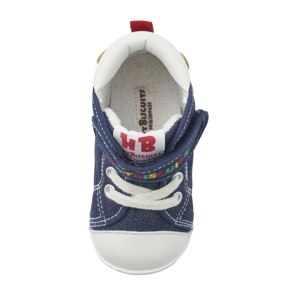 MIKIHOUSE HOT BISCUITS First Baby Boys and Size Shoes, Girls, Navy, 11.5cm, 73-9302-493