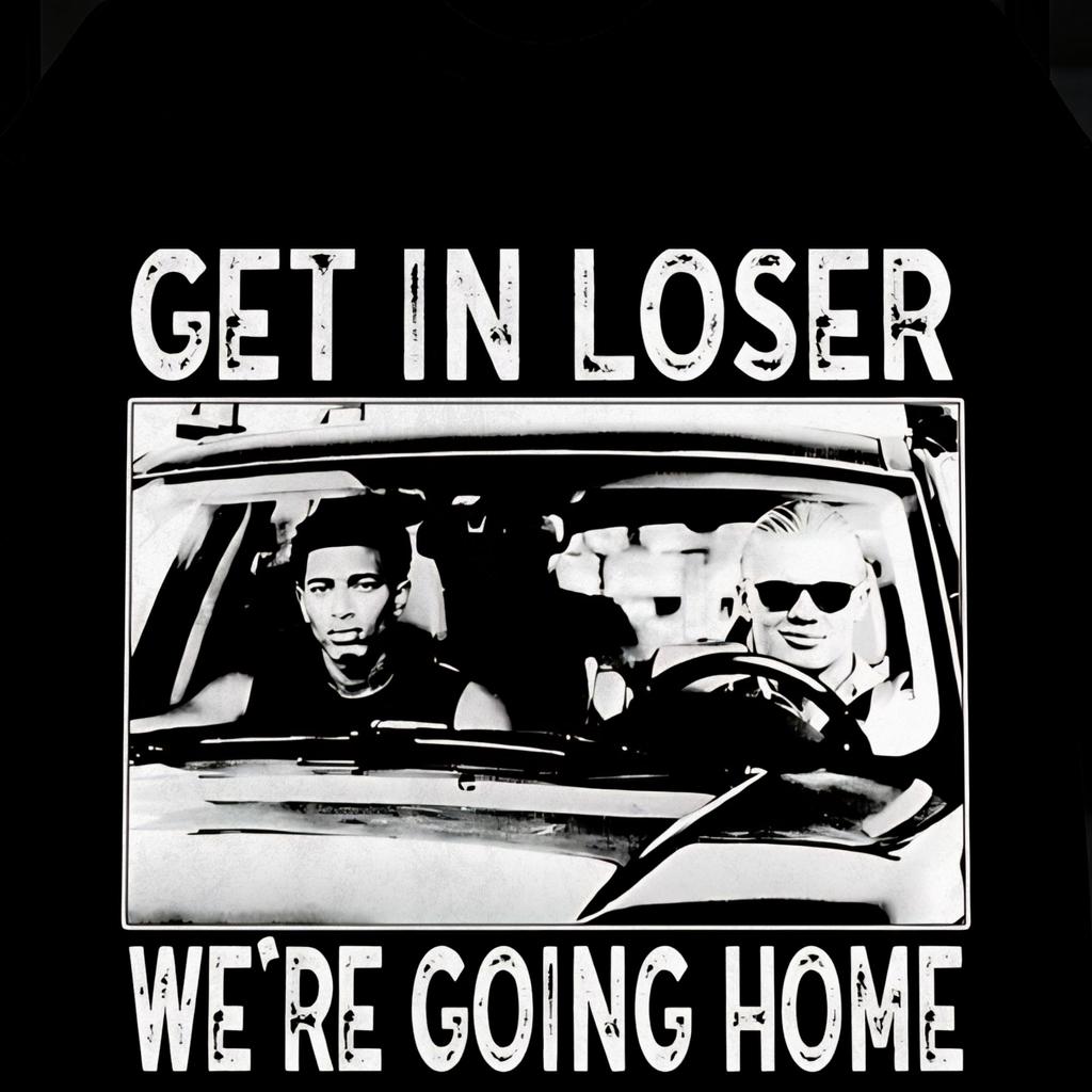 JudeBellingham Unisex T Shirt Washed Haaland Jude Get In Loser Were Going Home Short Sleeve Crew Neck TShirt Pure Cotton Clothes