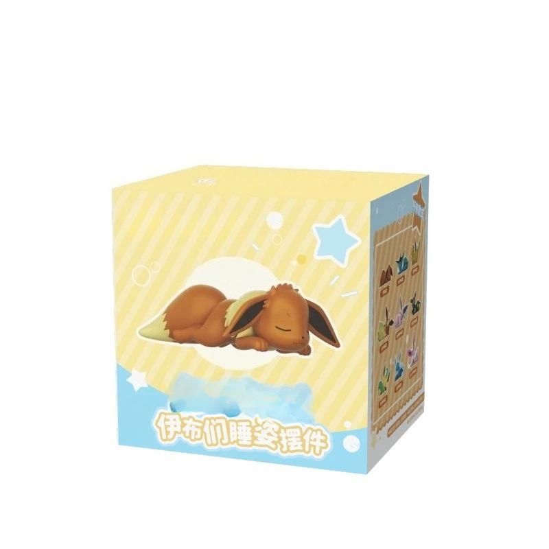 Po ke mon Eevee Серия Спящих Поз Сюрприз-бокс Sylveon Umbreon Flareon Jolteon Аниме Настольное Украшение Модель Игрушка