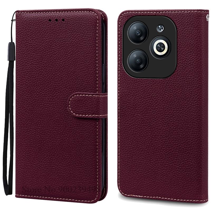 Для Infinix Smart 8 / Smart 8 Pro Чехол-кошелек кожаный флип-чехол для Infinix Smart 8 Чехол 8 Plus X6525 X6525D X6525B Чехол для телефона