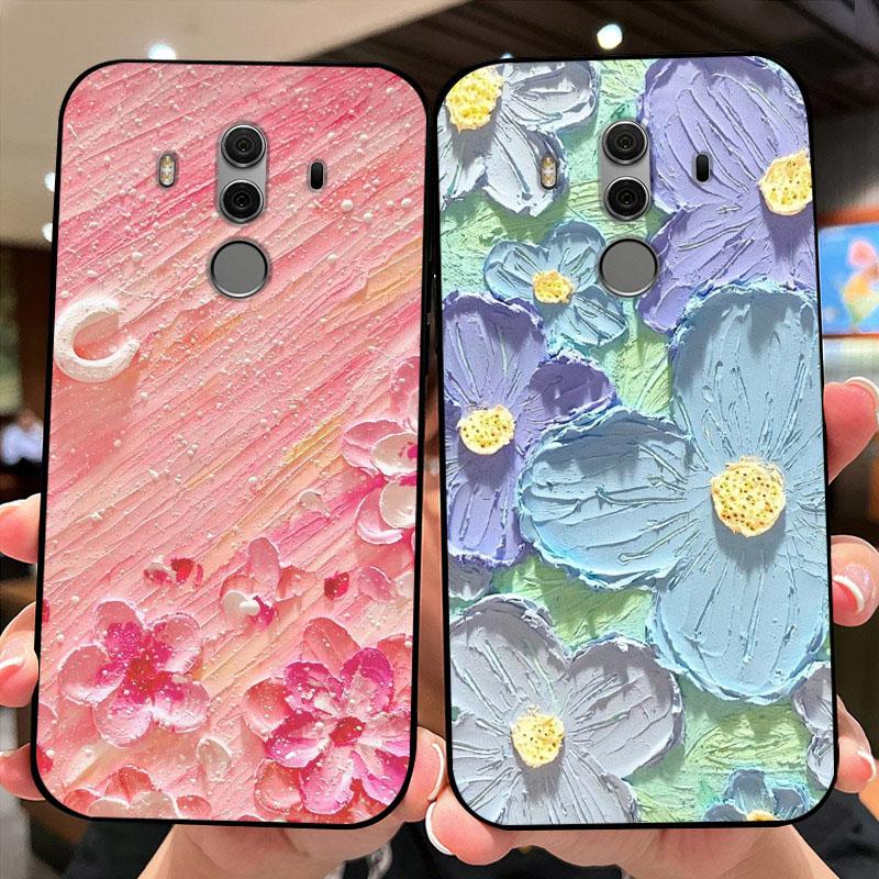 Чехол для Mate 10 Pro Mate10 ТПУ Мягкий Силиконовый Чехол для Телефона Для Huawei Mate 10 Lite Модный Ударопрочный Funda Nova 2i Бампер Милый