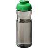 Sports bottle with flip lid, 650 ml H2O Active® "Eco Base" Bright Green