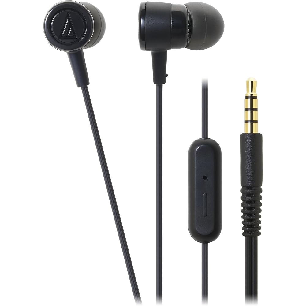 Наушники-вкладыши Audio-Technica для смартфона, черные ATH-CKL220iS BK