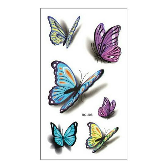 Водонепроницаемые цветные наклейки-татуировки для всех возрастов