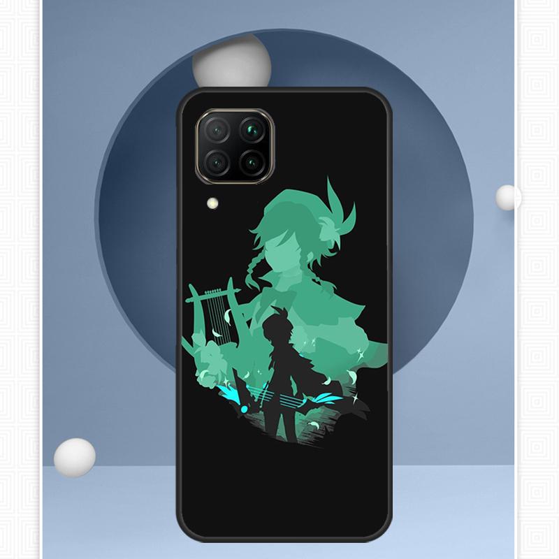 Чехол Genshin Impact Венти для Huawei Nova 12s 12i 11i 8i Y91 Y60 Y70 Y72 Y90 Y61 9 10 SE P20 P40 Lite P30 P60 Pro
