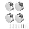 Zinc Alloy Glass Clips Silver Mirror Fasteners New Mirror Clip  Kitchen Cabinet