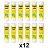 Bâton De Colle - UHU - 40g - Blanc - Lot De 12 - Sans Solvant - Lavable À L'eau