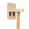 Wall Mounted Sisal Rope Cat Climber Tree Scratching Post Lounging Sanctuary Interactive Play Toys Jungle Gym for Indoor Cats