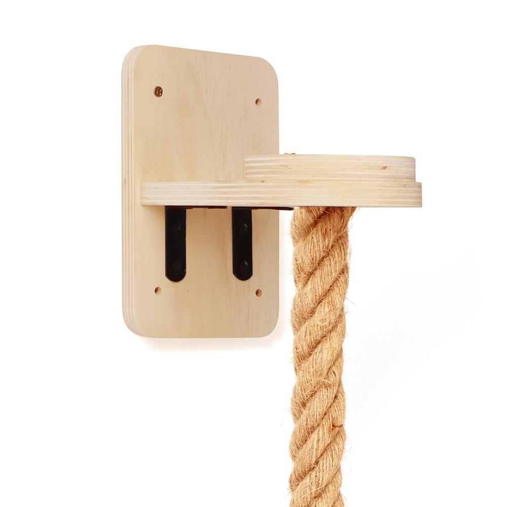 Wall Mounted Sisal Rope Cat Climber Tree Scratching Post Lounging Sanctuary Interactive Play Toys Jungle Gym for Indoor Cats