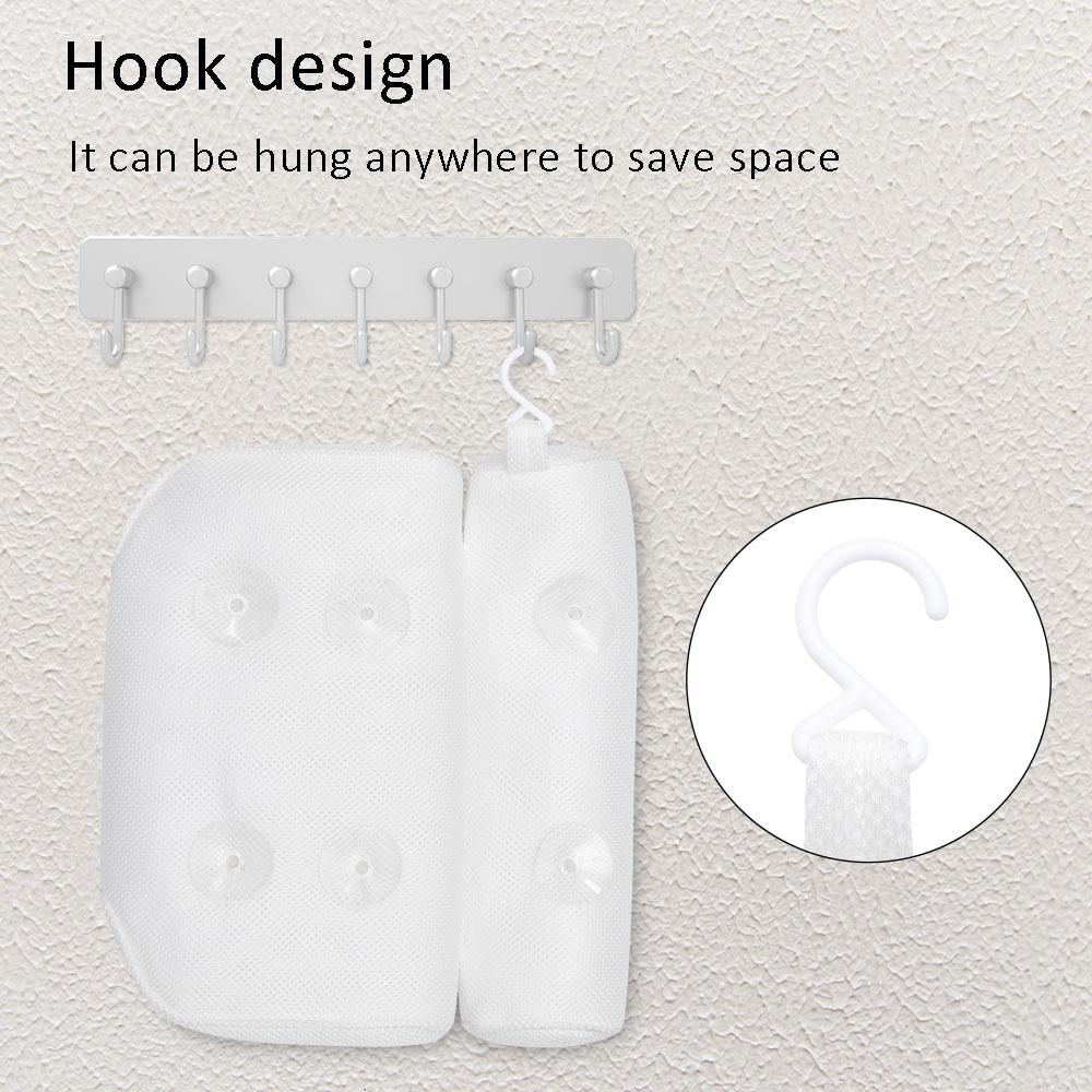 3D Сетчатая Массажная Машина Моющаяся Подушка для Ванны Присоска для Ванны Подушка для Спины