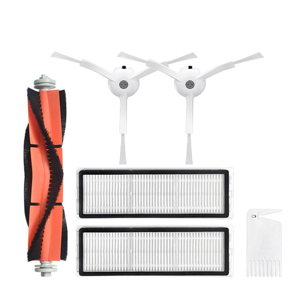 HEPA-фильтр + боковая щетка + основная щетка для робота-пылесоса Xiaomi MI 2 Roborock S50 S51, запчасти для пылесоса, аксессуары