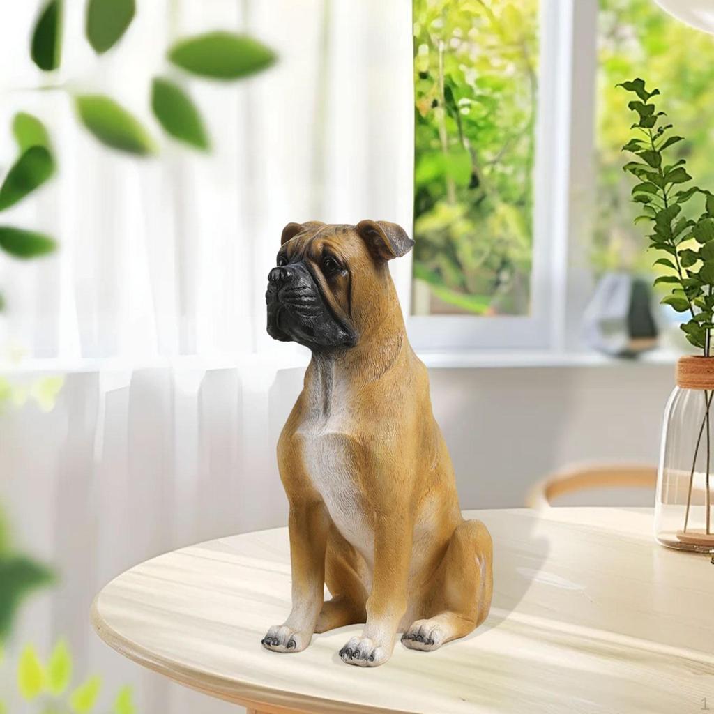 Коллекция украшений из смолы в виде статуэтки собаки для внутреннего оформления гостиной офиса